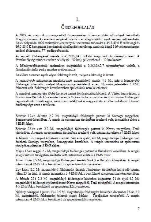 Magyarorsz�gi f�ldreng�sek �vk�nyve 2020.05.11.