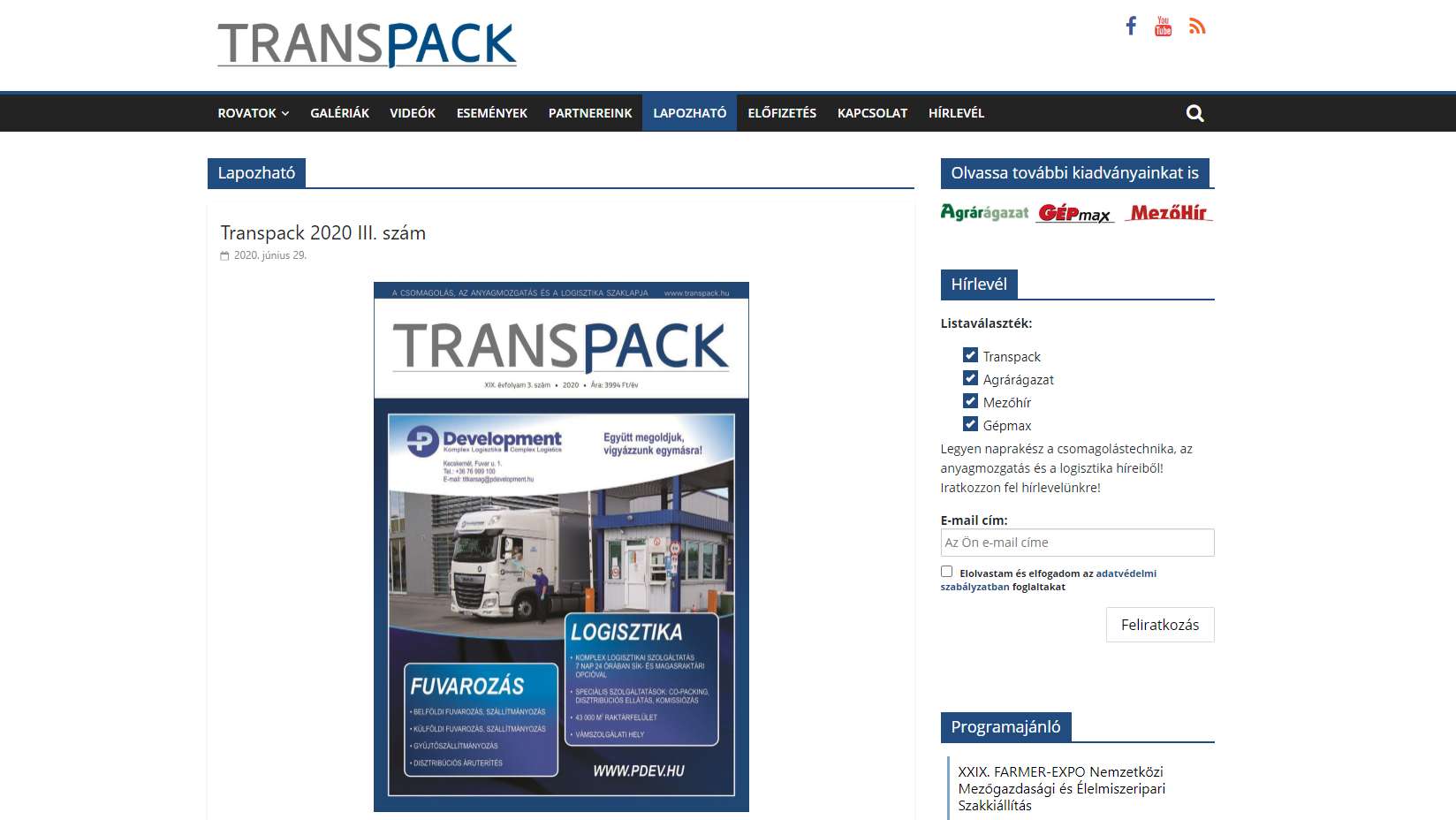 Transpack 2020.06.29.