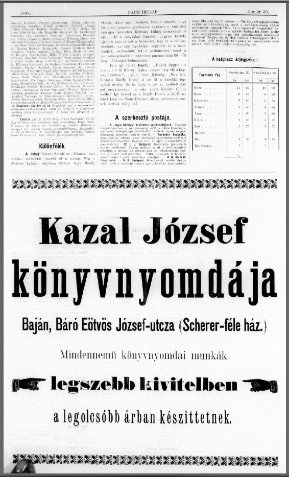 Bajai hirlap 2022.07.26.