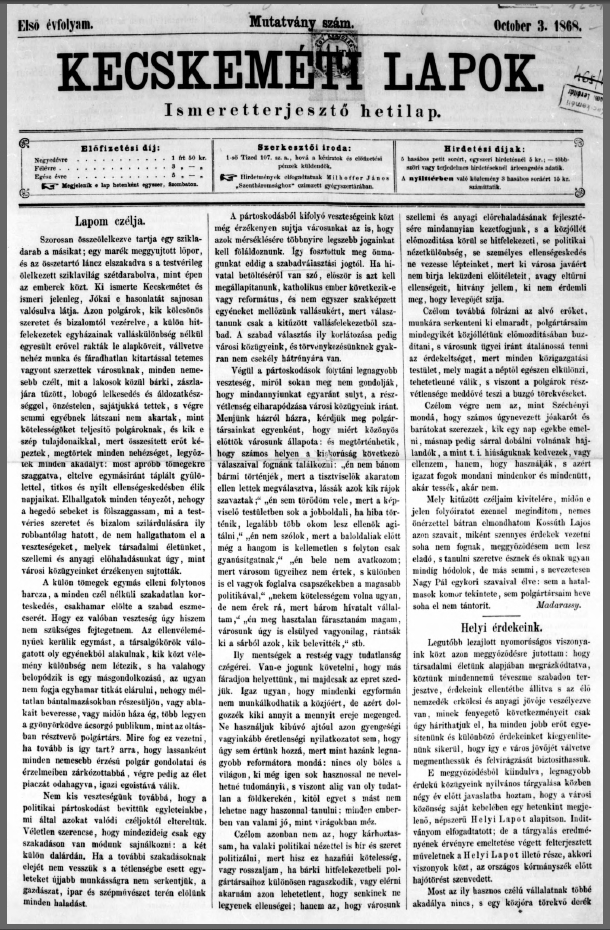 Kecskem�ti lapok 2022.09.07.