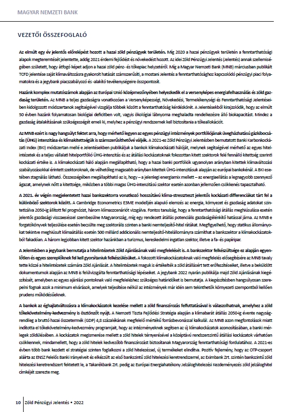 Z�ld p�nz�gyi jelent�s 2022.10.15.