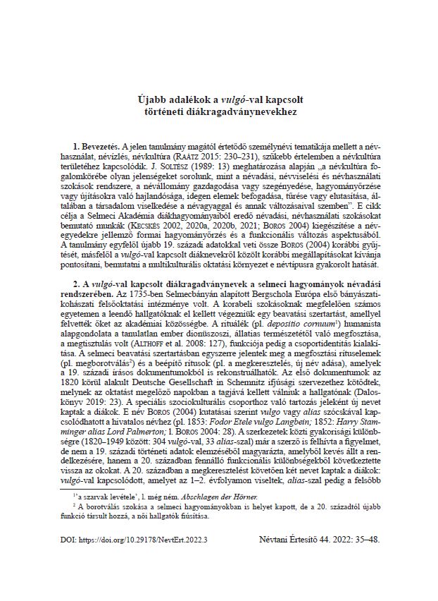 N�vtani �rtes�t� 2023.04.17.
