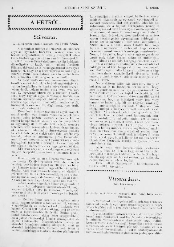 Debreczeni szemle  2025.06.10.