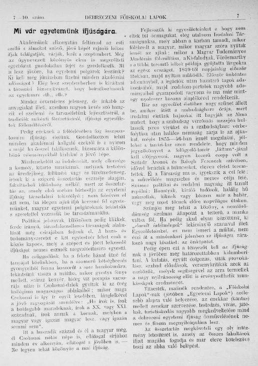 Debreceni f�iskolai lapok 2025.06.12.