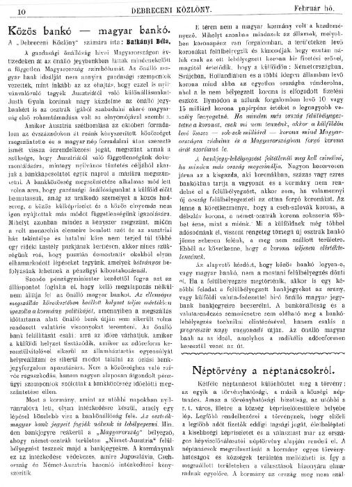 Debreceni k�zl�ny 2025.06.19.
