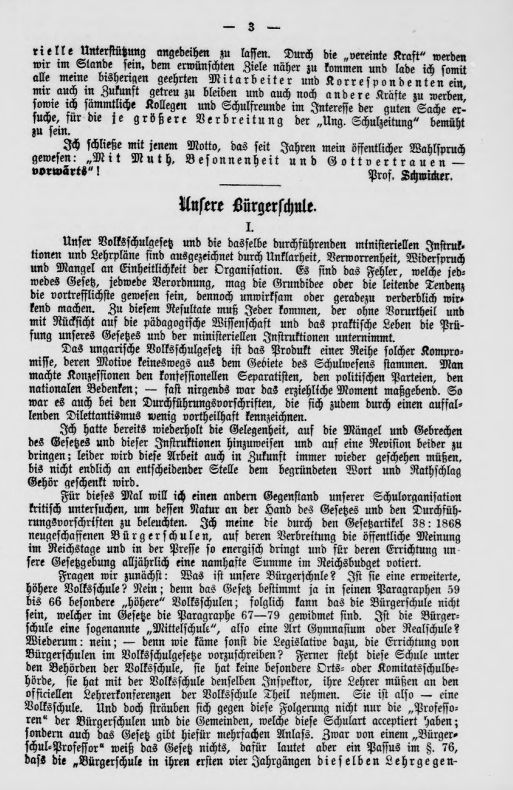 Ungarische Schulzeitung  2026.04.01.