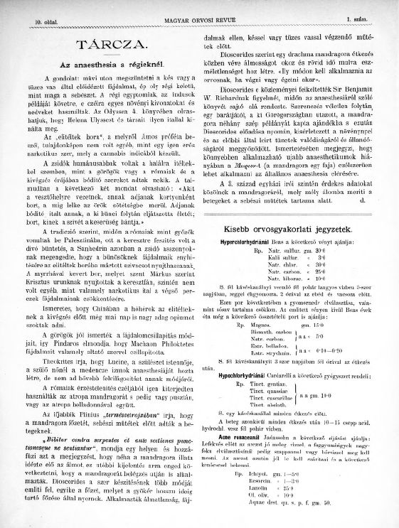Magyar orvosi revue 2026.04.01.